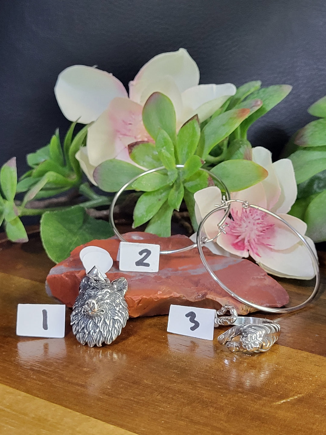 RESERVED FOR: HorrorGalSusan 7/13/24- 3 Sterling Silver Items