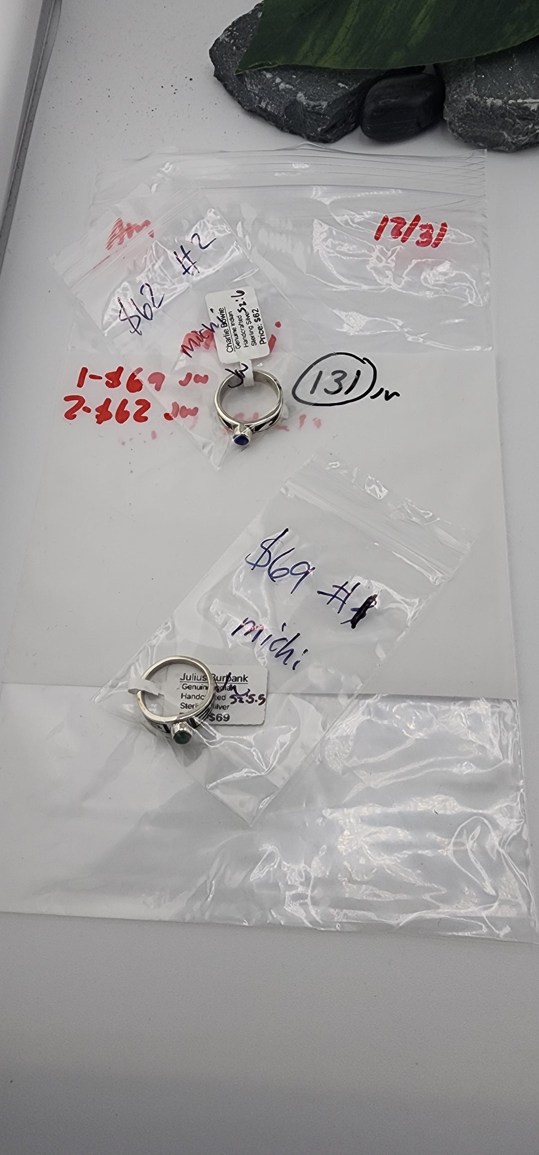 AM SHOW 48HR RESERVED FOR:  Michi- 12/31/2025 FL tiktok Live Show -2 Sterling Silver Items