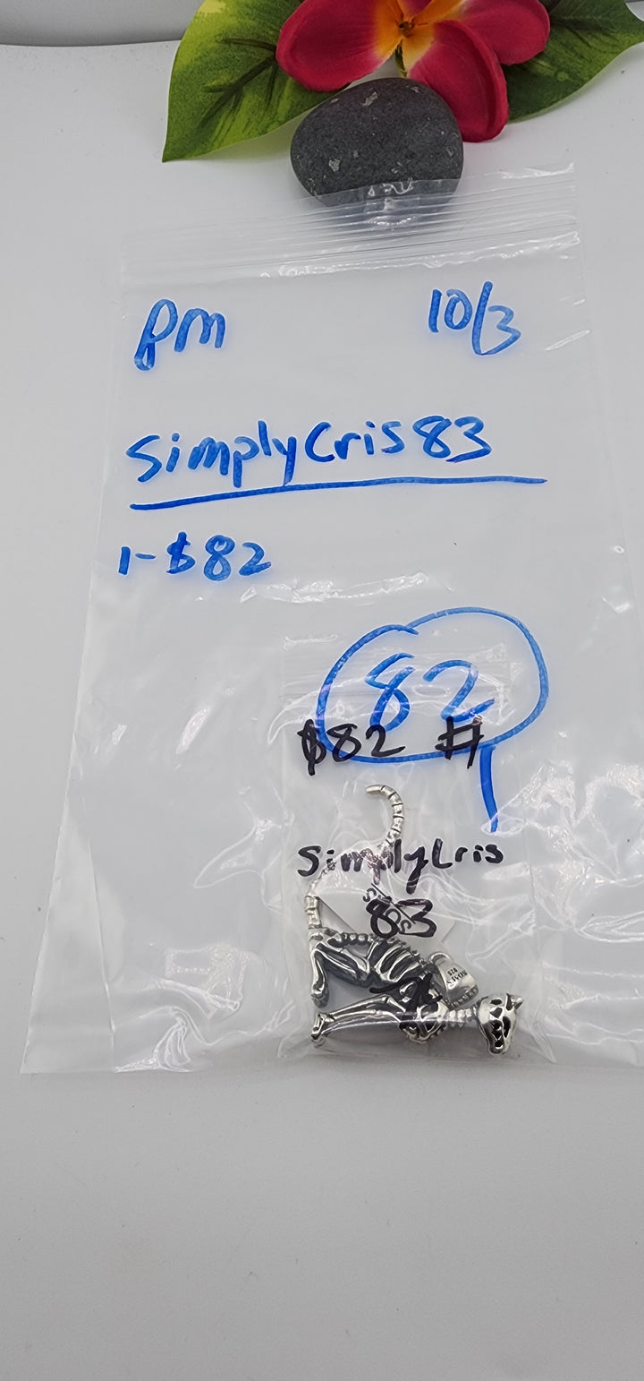 PM SHOW 48HR - RESERVED FOR: SimplyCris83 - 10/3/2025 FL tiktok Live Show - 1 Sterling Silver Items