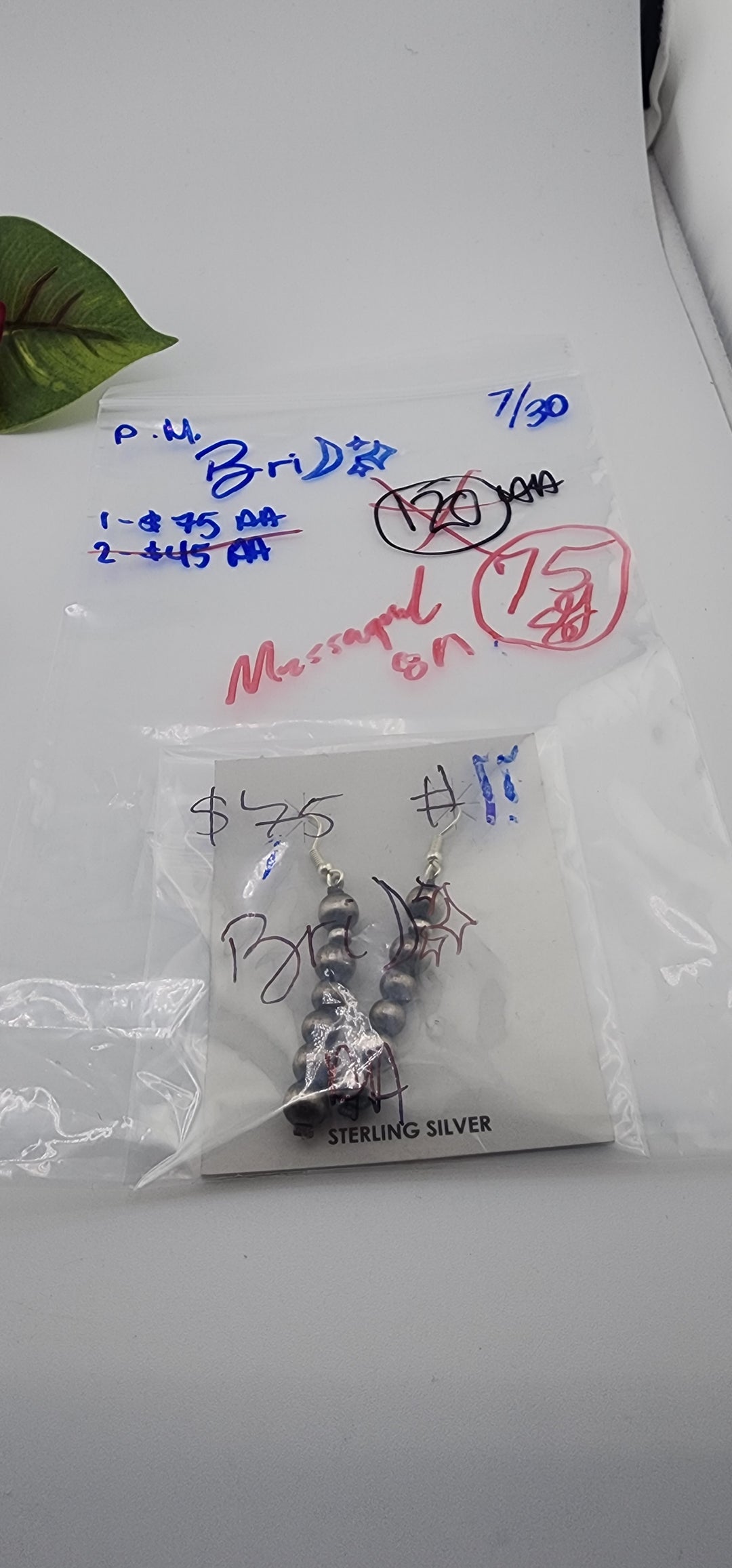 PM SHOW 48HR - RESERVED FOR: Bri 🌙✨ - 7/30/2025 FL tiktok Live Show - 1 Sterling Silver Items