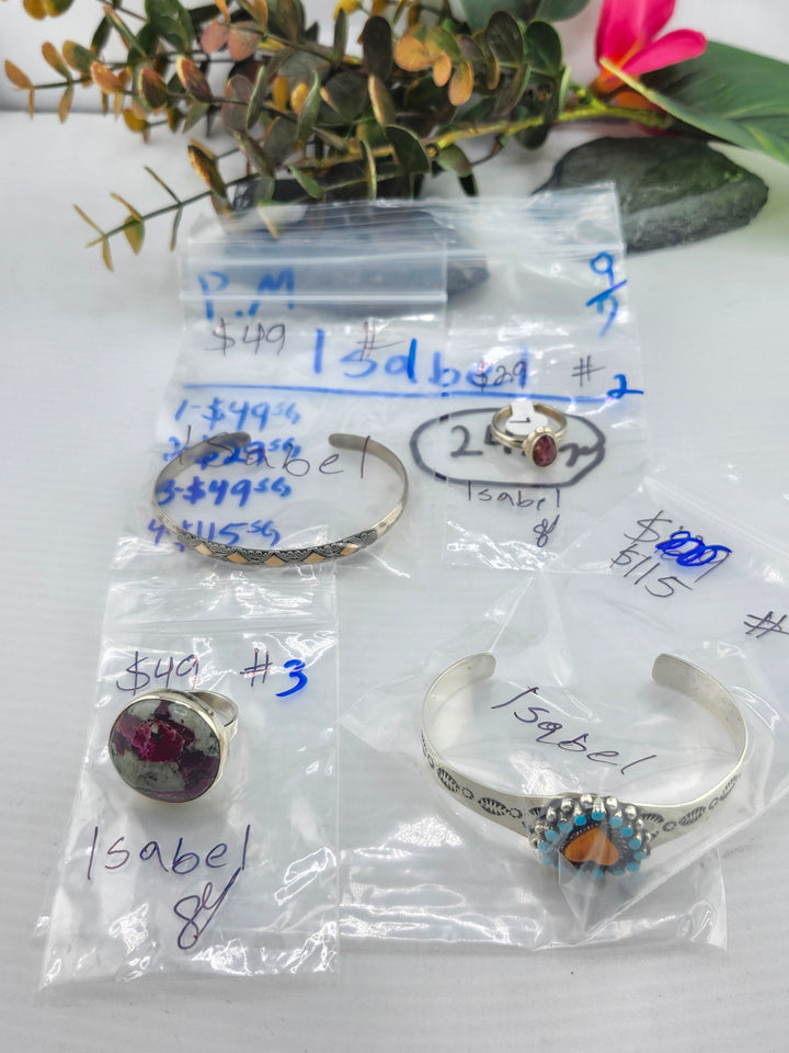 PM SHOW 48HR - RESERVED FOR: Isabel - 9/7/2025 FL tiktok Live Show - 4 Sterling Silver Items