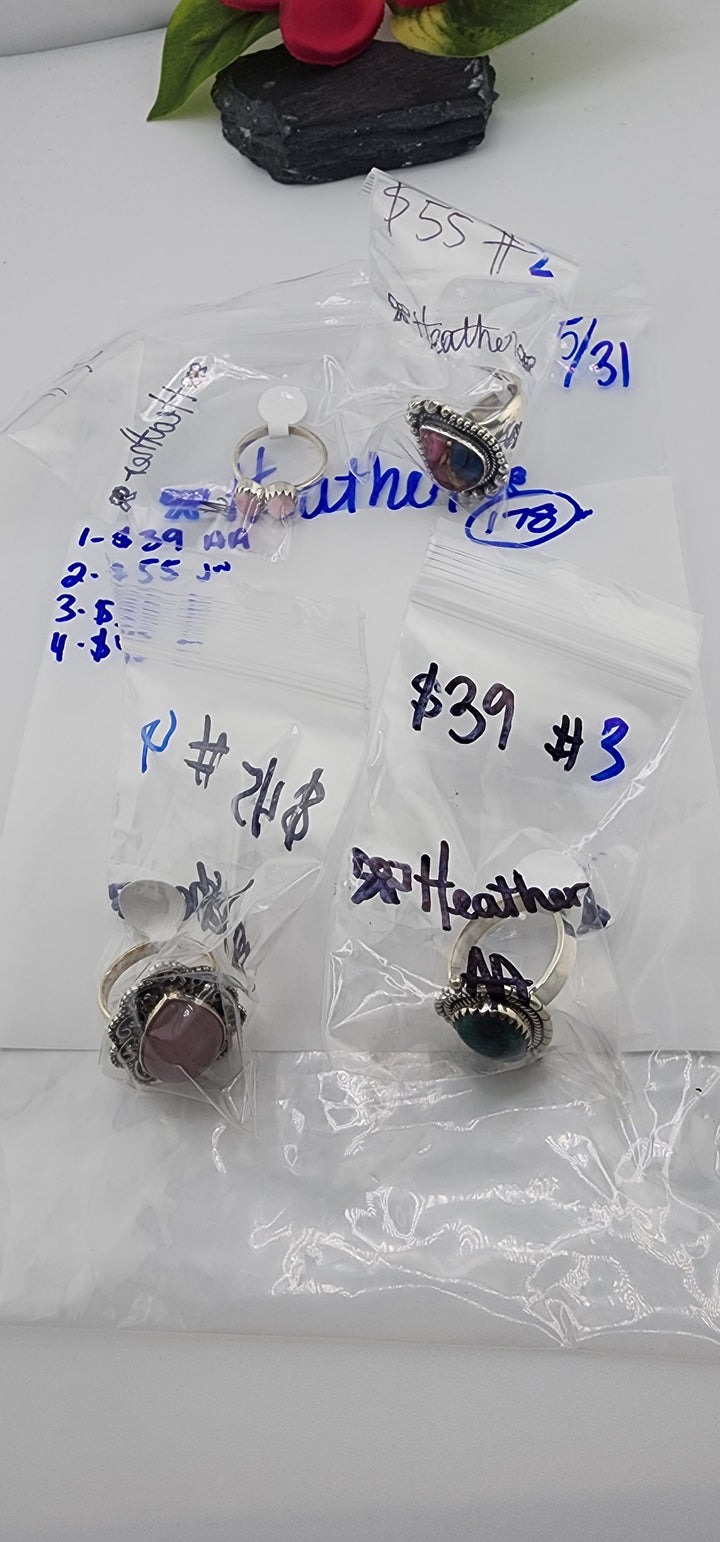 RESERVED FOR: 🎀Heather🎀 - 5/31/2025 tiktok Live Show - 4 Sterling Silver Items