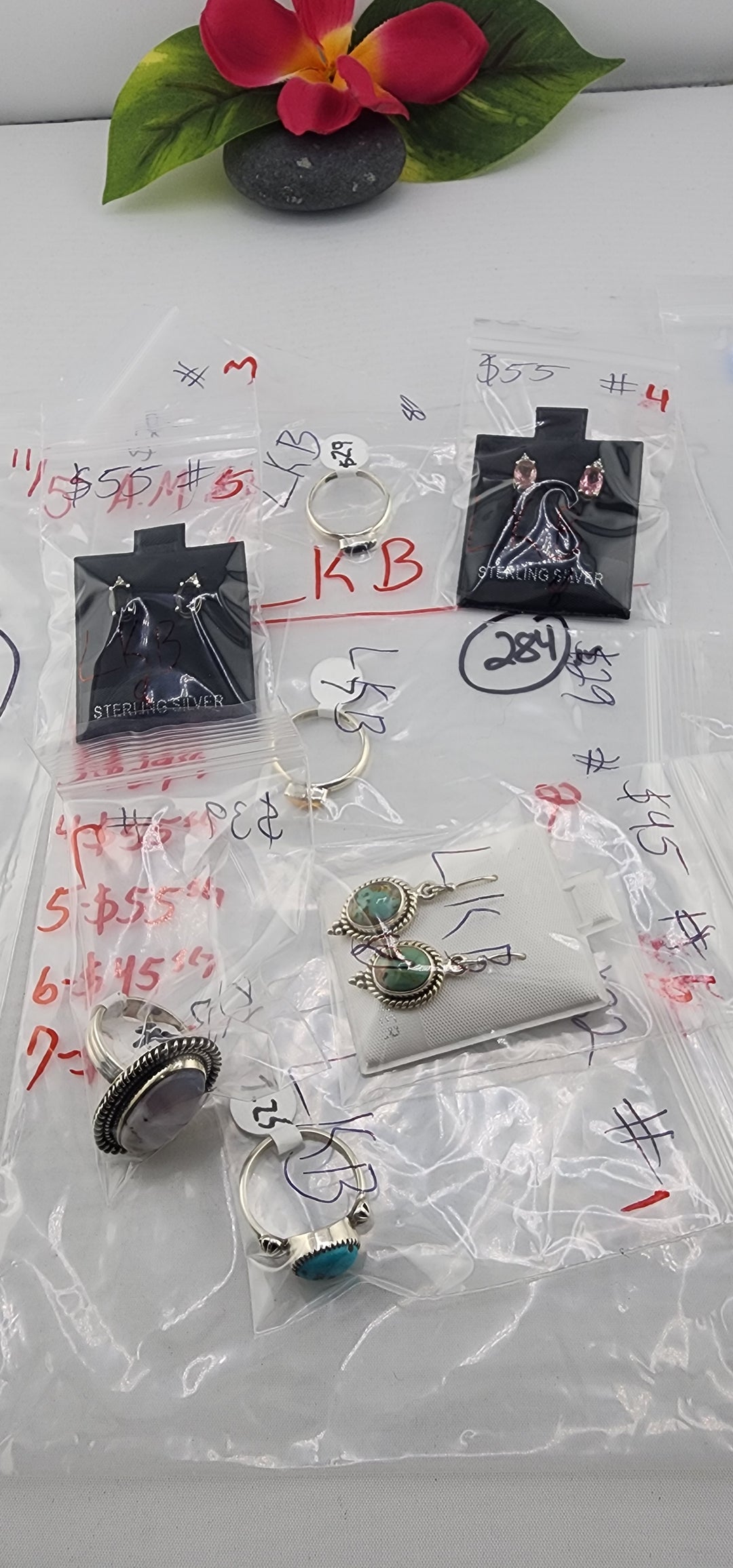 AM SHOW 48HR RESERVED FOR: LKB - 11/7/2025 FL tiktok Live Show - 7 Sterling Silver Items