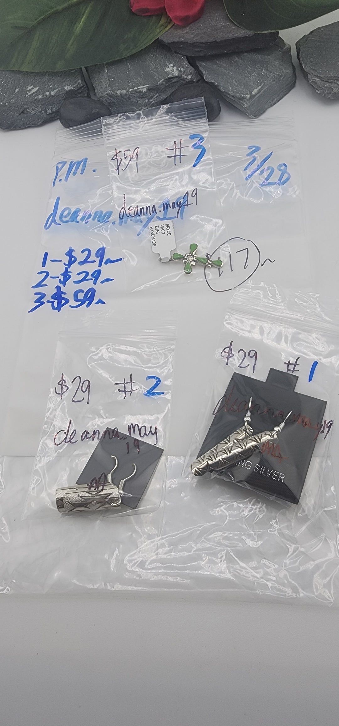 deanna.may19 - 3/28/26 - 3 925 Sterling Silver Items
