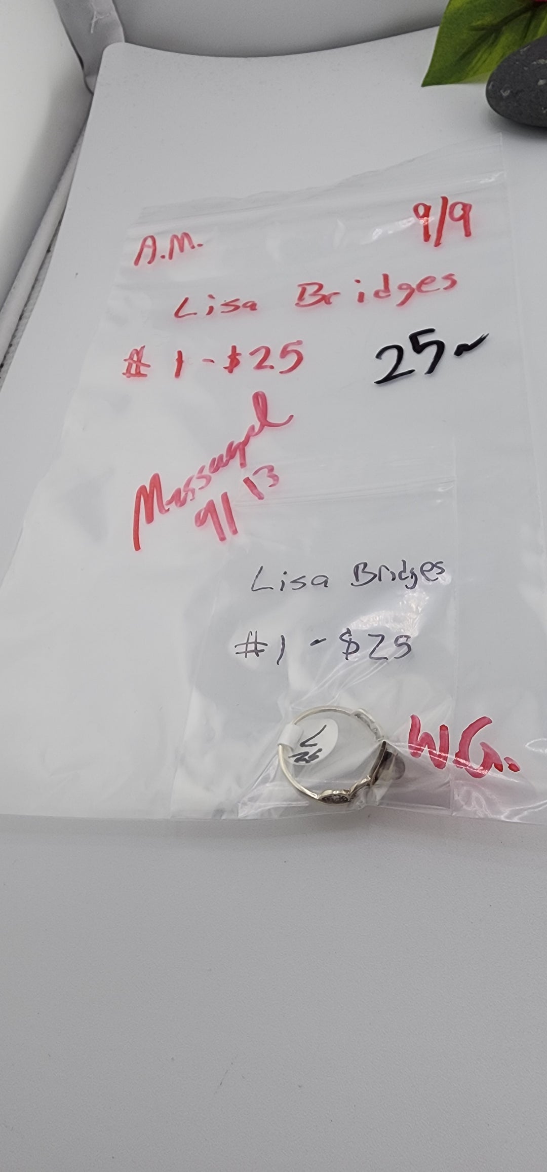 AM SHOW 48HR - RESERVED FOR: Lisa Bridges - 9/9/2025 FL tiktok Live Show - 1 Sterling Silver Items