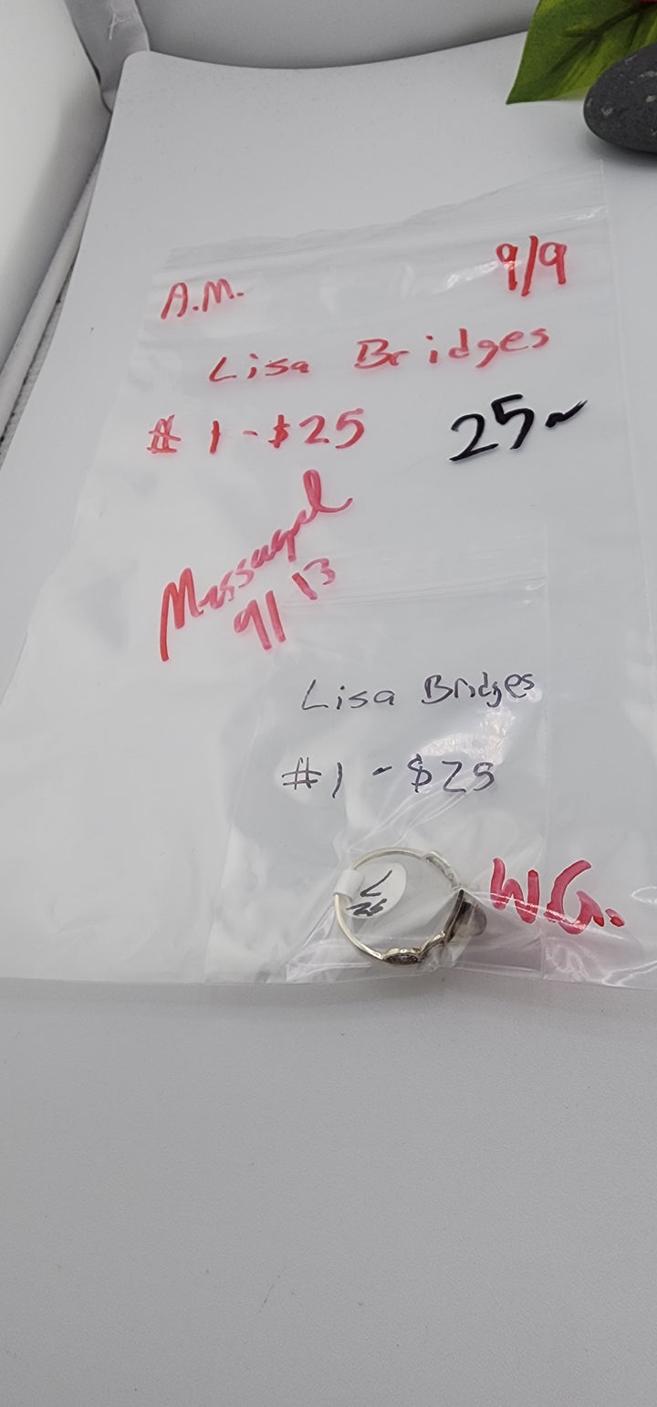 AM SHOW 48HR - RESERVED FOR: Lisa Bridges - 9/9/2025 FL tiktok Live Show - 1 Sterling Silver Items