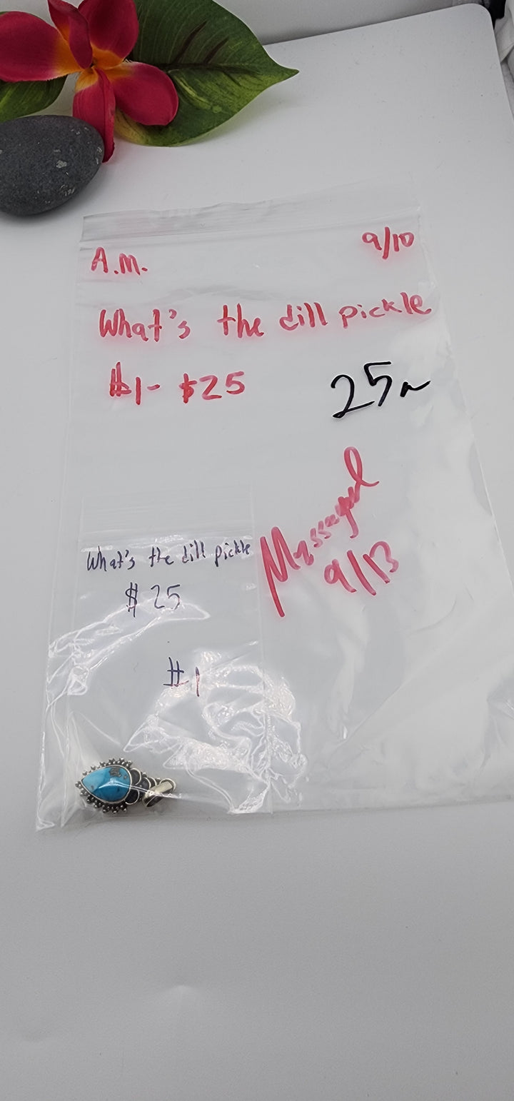 AM SHOW 48HR - RESERVED FOR: What’s the dill pickle - 9/10/2025 FL tiktok Live Show - 1 Sterling Silver Items