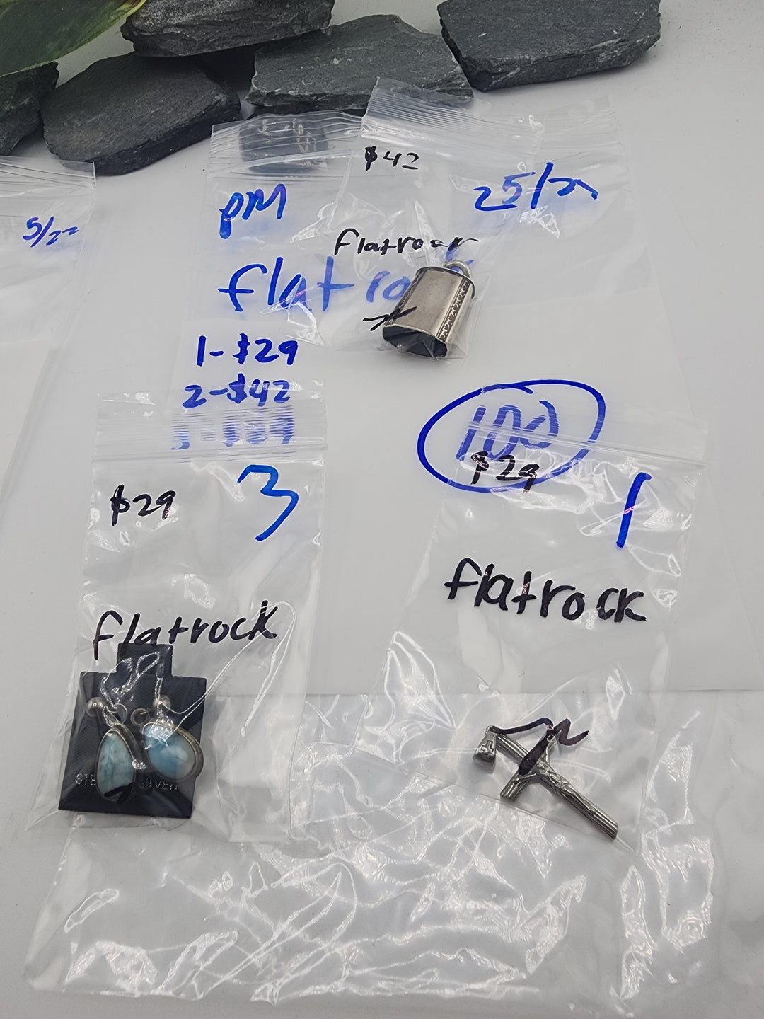 flatrock - 5/22/26 PM - 3 925 Sterling Silver
