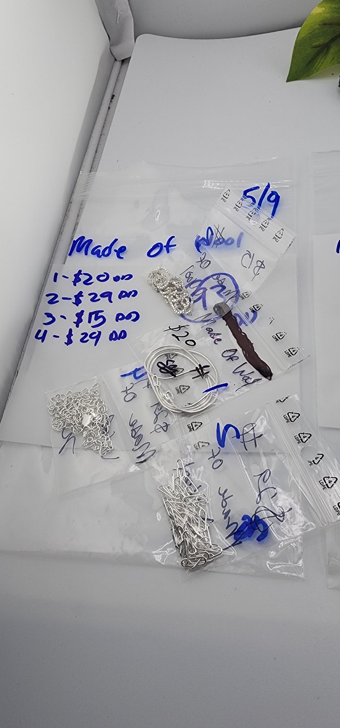RESERVED FOR: Made Of Wool - 5/9/2025 tiktok Live Show - 4 Sterling Silver Items