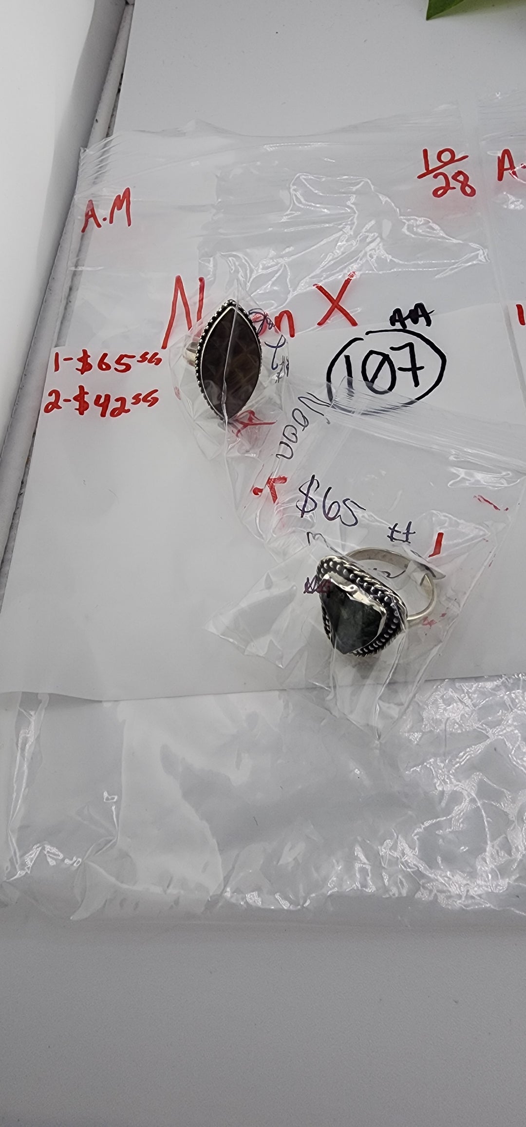 AM SHOW 48HR RESERVED FOR: Noon❌ - 10/28/2025 FL tiktok Live Show - 2 Sterling Silver Items