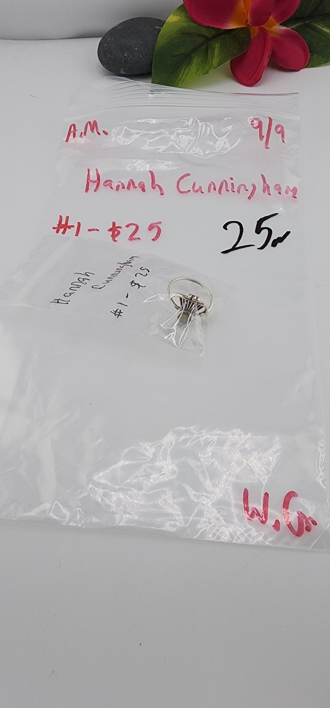 AM SHOW 48HR - RESERVED FOR: Hannah Cunningham - 9/9/2025 FL tiktok Live Show - 1 Sterling Silver Items
