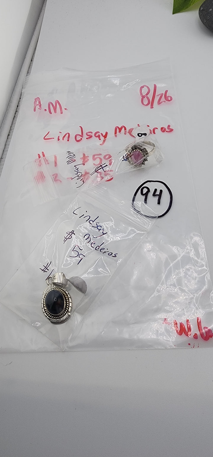 AM SHOW 48HR - RESERVED FOR: Lindsay Medeiros - 8/26/2025 FL tiktok Live Show - 2 Sterling Silver Items