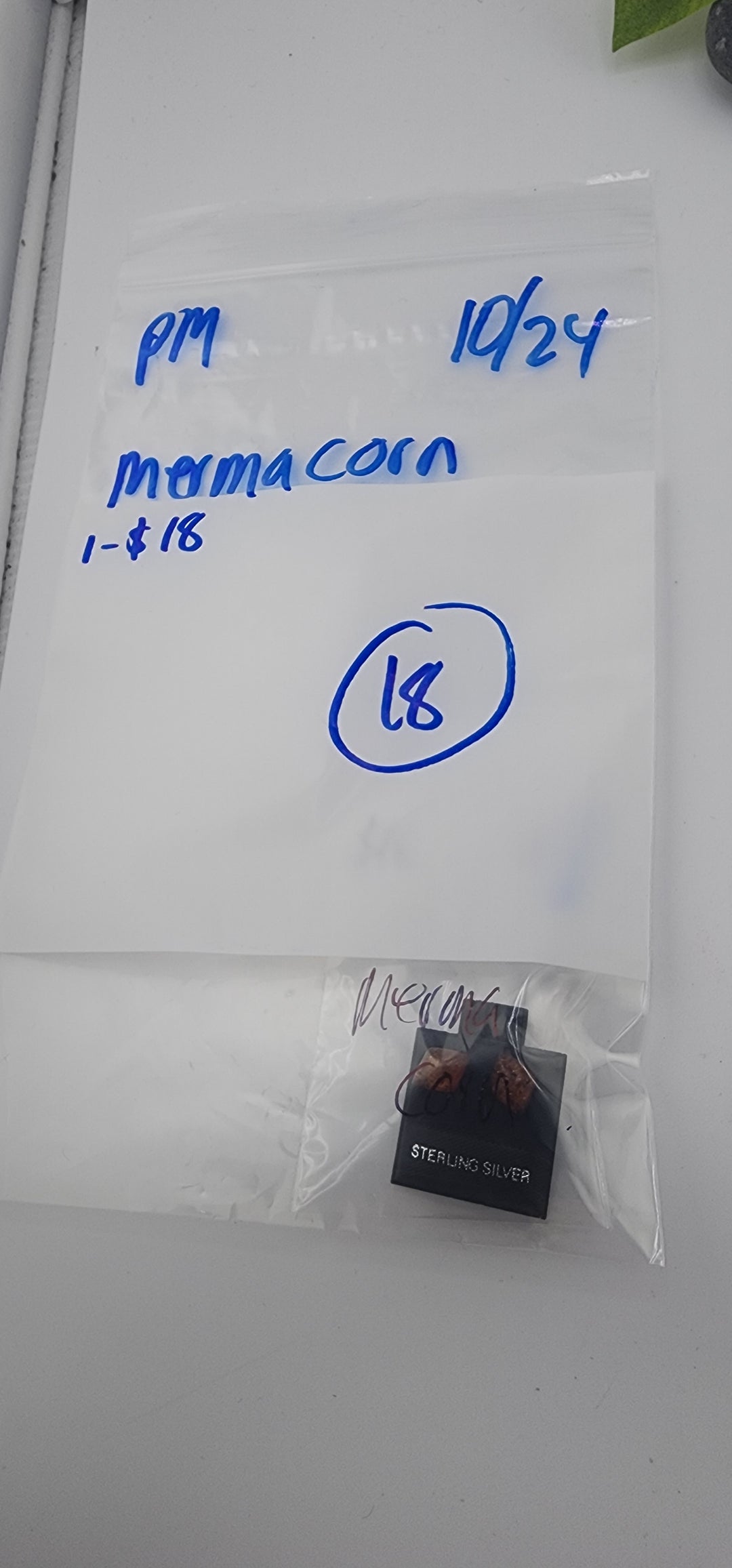 PM SHOW 48HR - RESERVED FOR: mermacorn - 10/24/2025 FL tiktok Live Show - 1 Sterling Silver Items