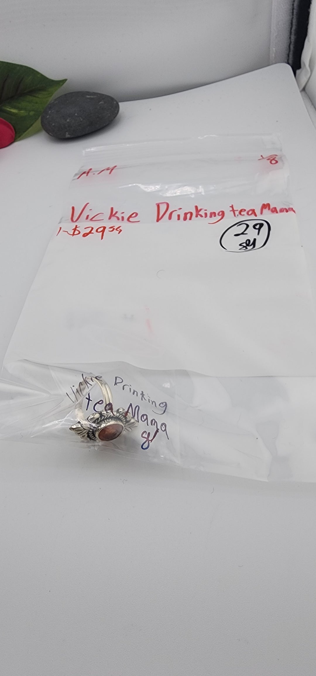 AM SHOW 48HR RESERVED FOR: Vickie Drinking tea Mama - 10/8/2025 FL tiktok Live Show - 1 Sterling Silver Items