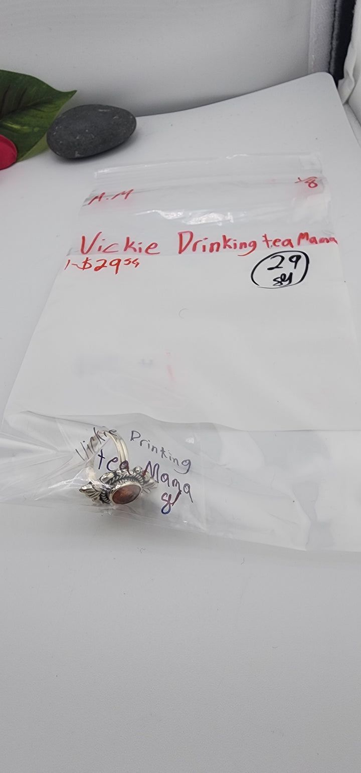 AM SHOW 48HR RESERVED FOR: Vickie Drinking tea Mama - 10/8/2025 FL tiktok Live Show - 1 Sterling Silver Items