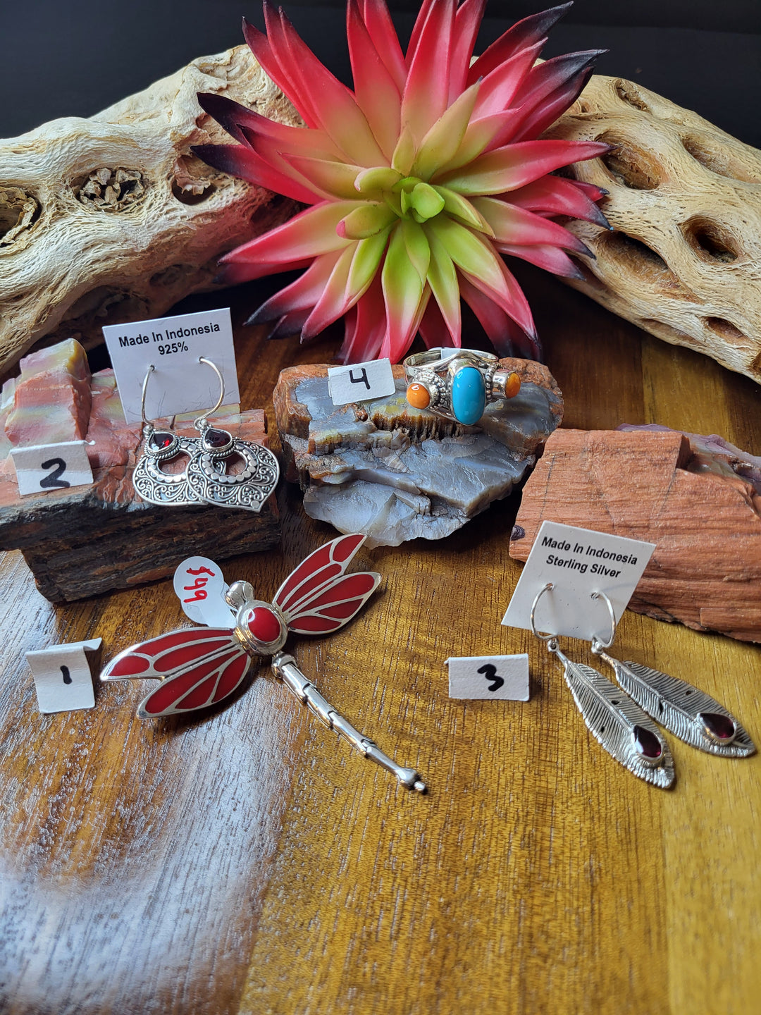 RESERVED FOR: Lulu 7/31/24- 4 Sterling Silver Items