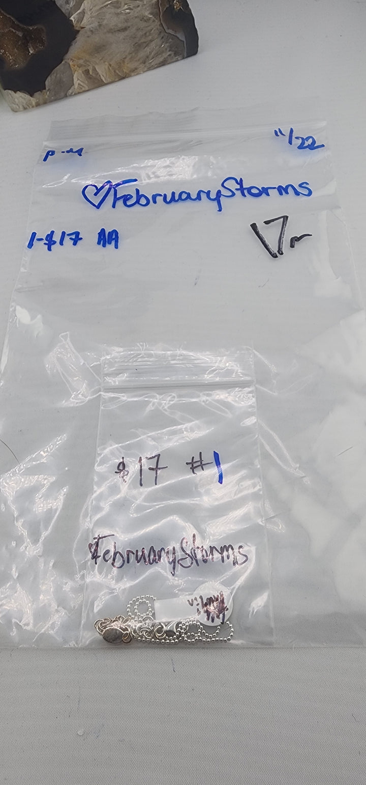 PM SHOW 48HR - RESERVED FOR: 💜FebruaryStorms - 11/22/2025 tiktok Live Show - 1 Sterling Silver Items