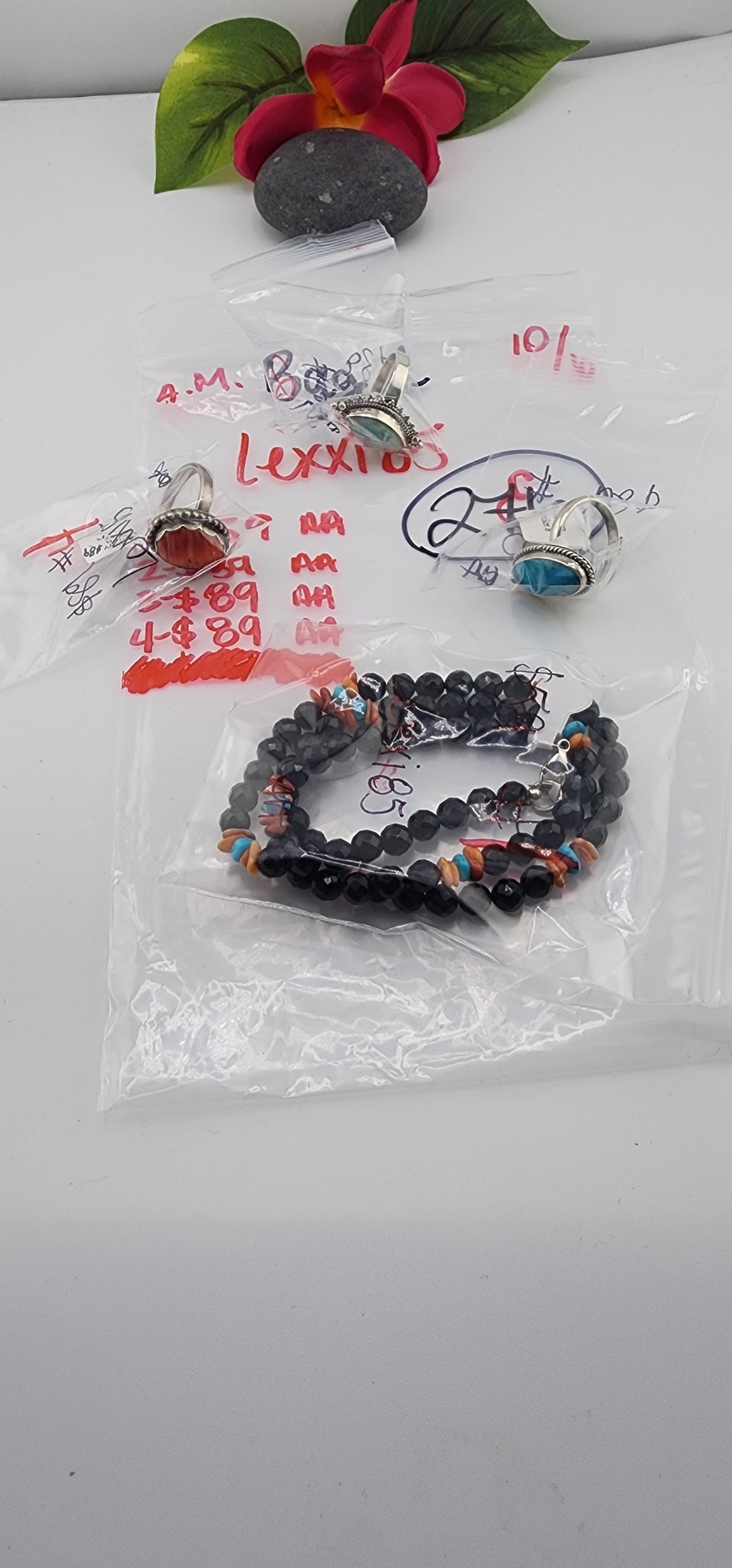 AM SHOW 48HR RESERVED FOR: Lexxi85 BAG1 - 10/6/2025 FL tiktok Live Show - 4 Sterling Silver Items
