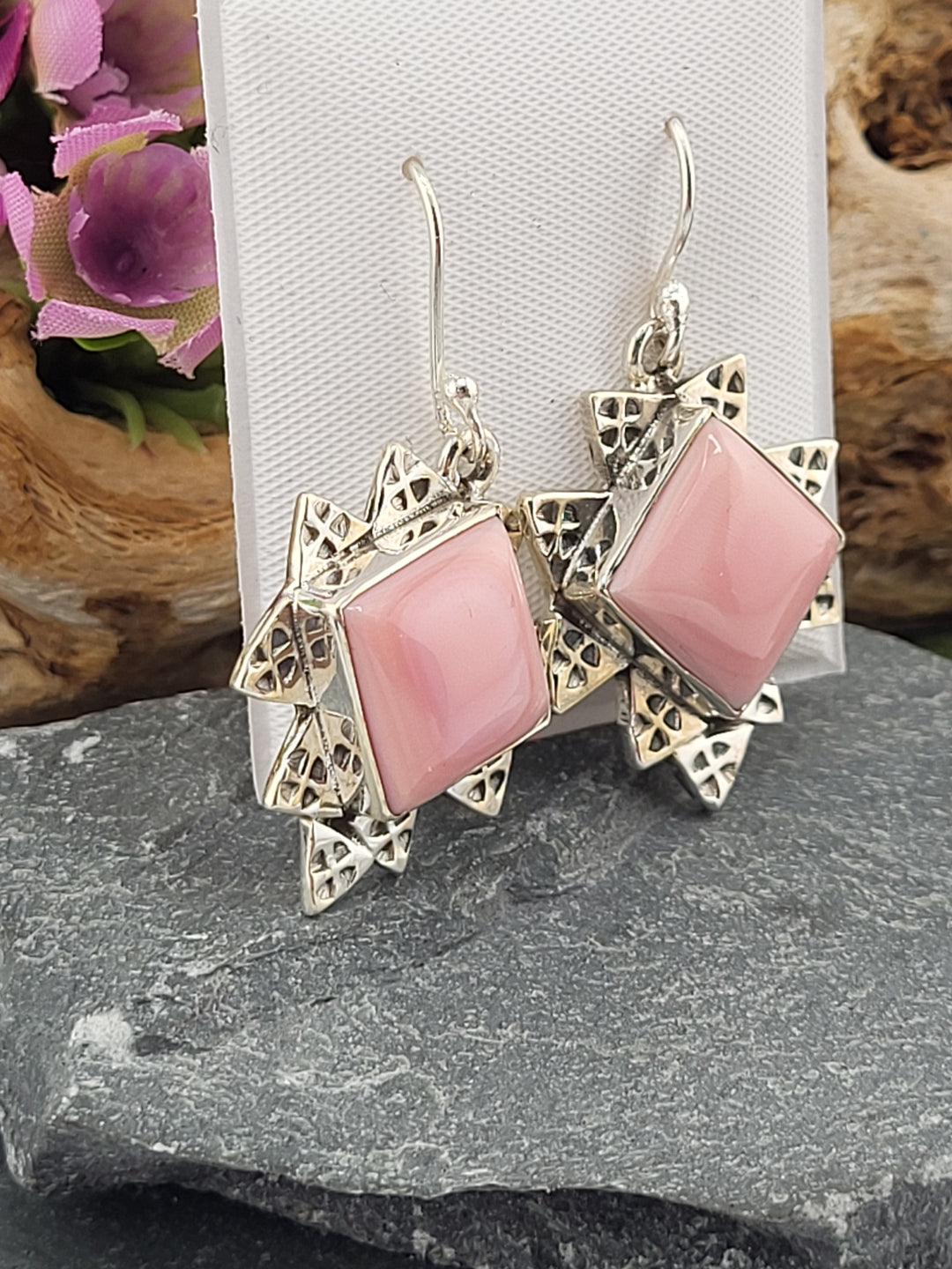 Queen Conch Square Dangles