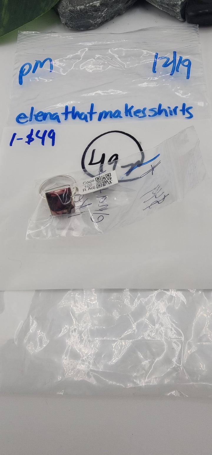PM SHOW 48HR - RESERVED FOR: Elenathatmakesshirts - 12/19/2025 tiktok Live Show - 1 Sterling Silver Items