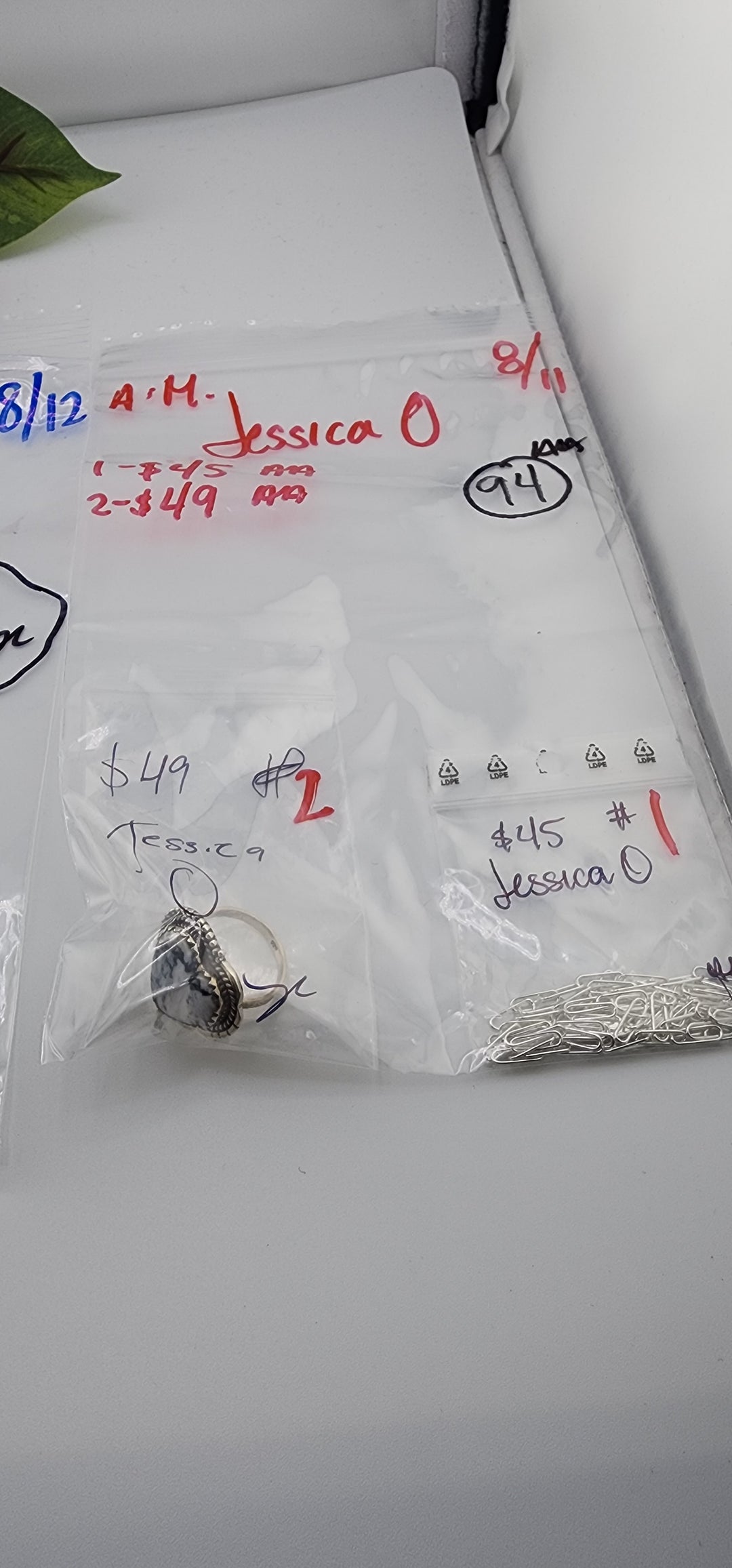 AM SHOW 48HR - RESERVED FOR: Jessica O - 8/11/2025 FL tiktok Live Show - 2 Sterling Silver Items