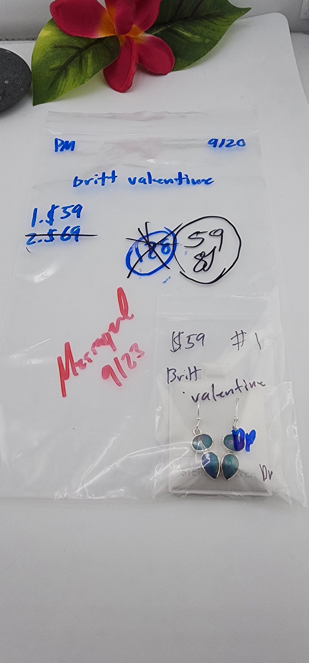 PM SHOW 48HR - RESERVED FOR: britt valentine- 9/20/2025 FL tiktok Live Show - 1 Sterling Silver Items