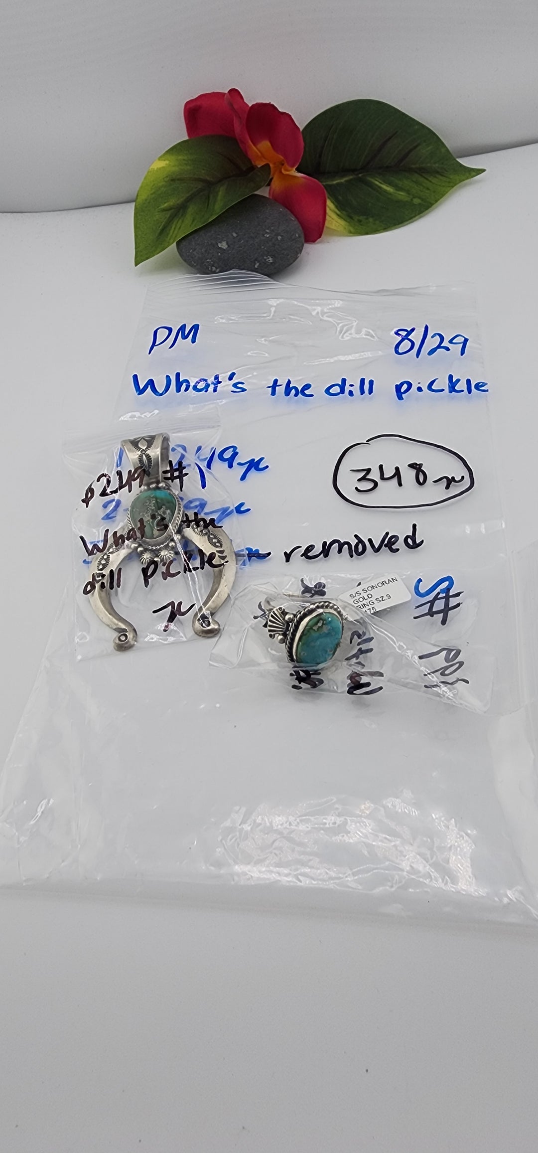 PM SHOW 48HR - RESERVED FOR: What's the dill pickle - 8/29/2025 FL tiktok Live Show - 2 Sterling Silver Items
