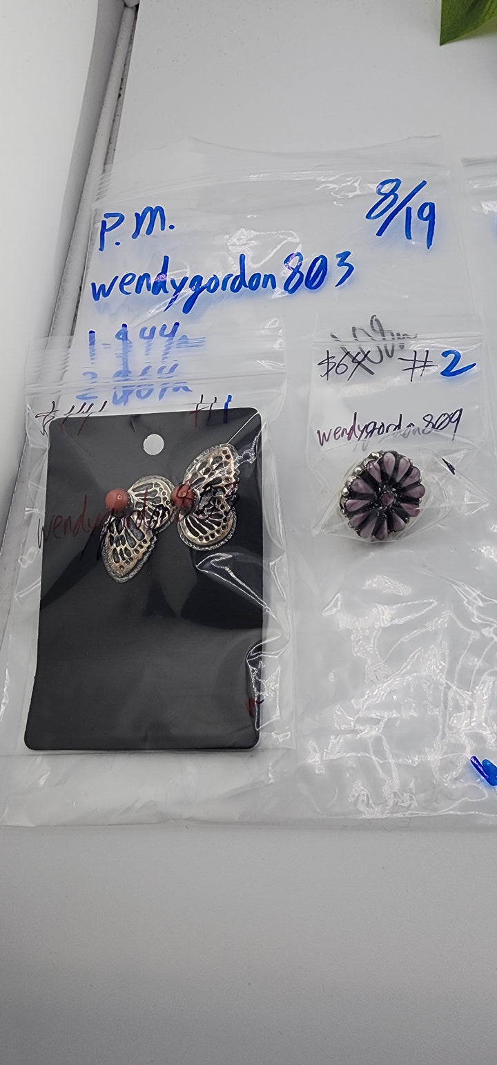 PM SHOW 48HR - RESERVED FOR: wendygordon803 - 8/19/2025 FL tiktok Live Show - 2 Sterling Silver Items