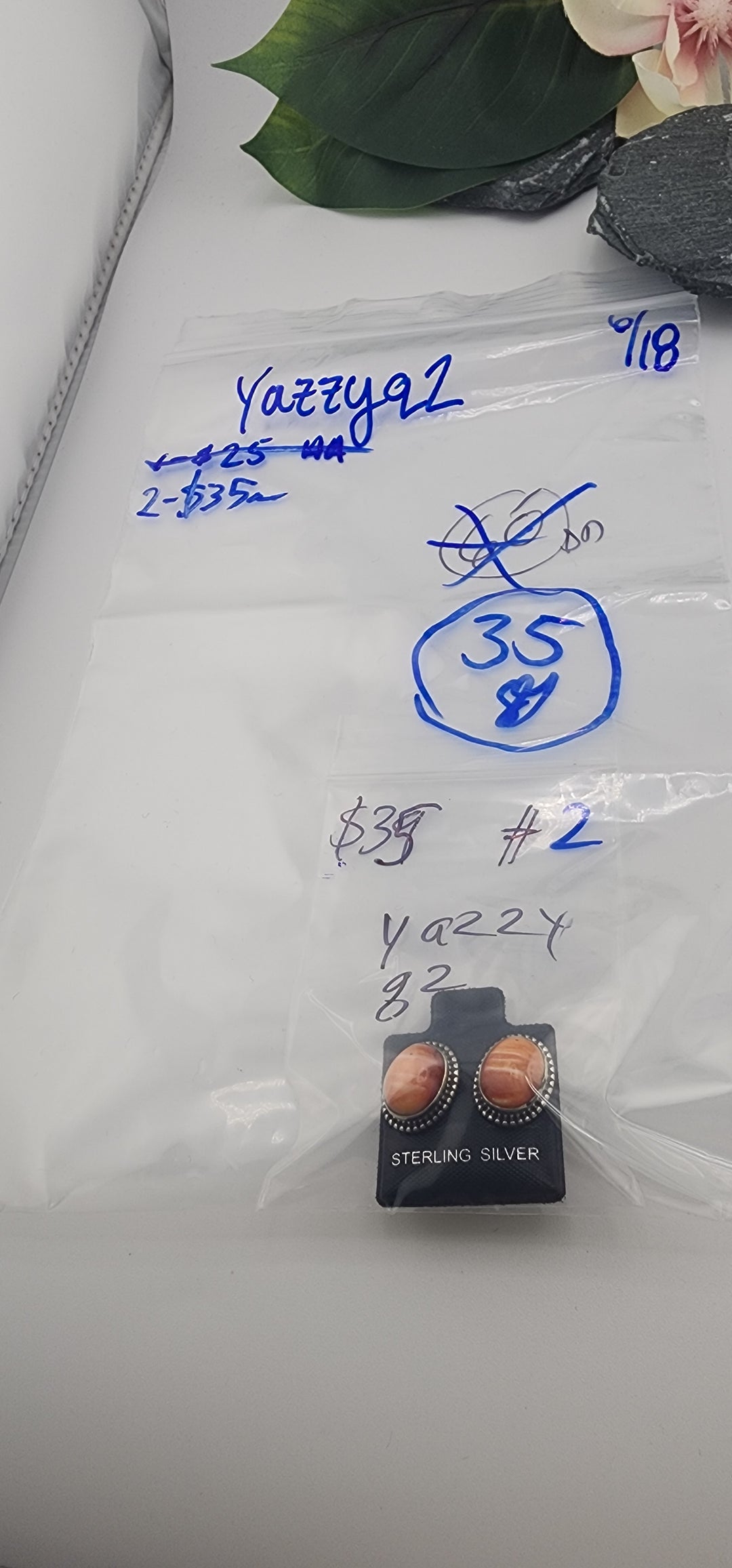 RESERVED FOR: yazzyq2 - 6/18/2025 tiktok Reservation Live Show - 1 Sterling Silver Items
