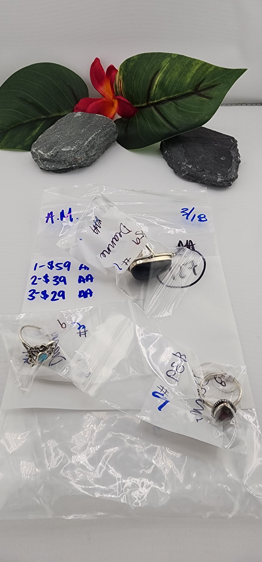 RESERVED FOR: Deanne - 3/18/2025 A.M Live Show - 3 Sterling Silver Items