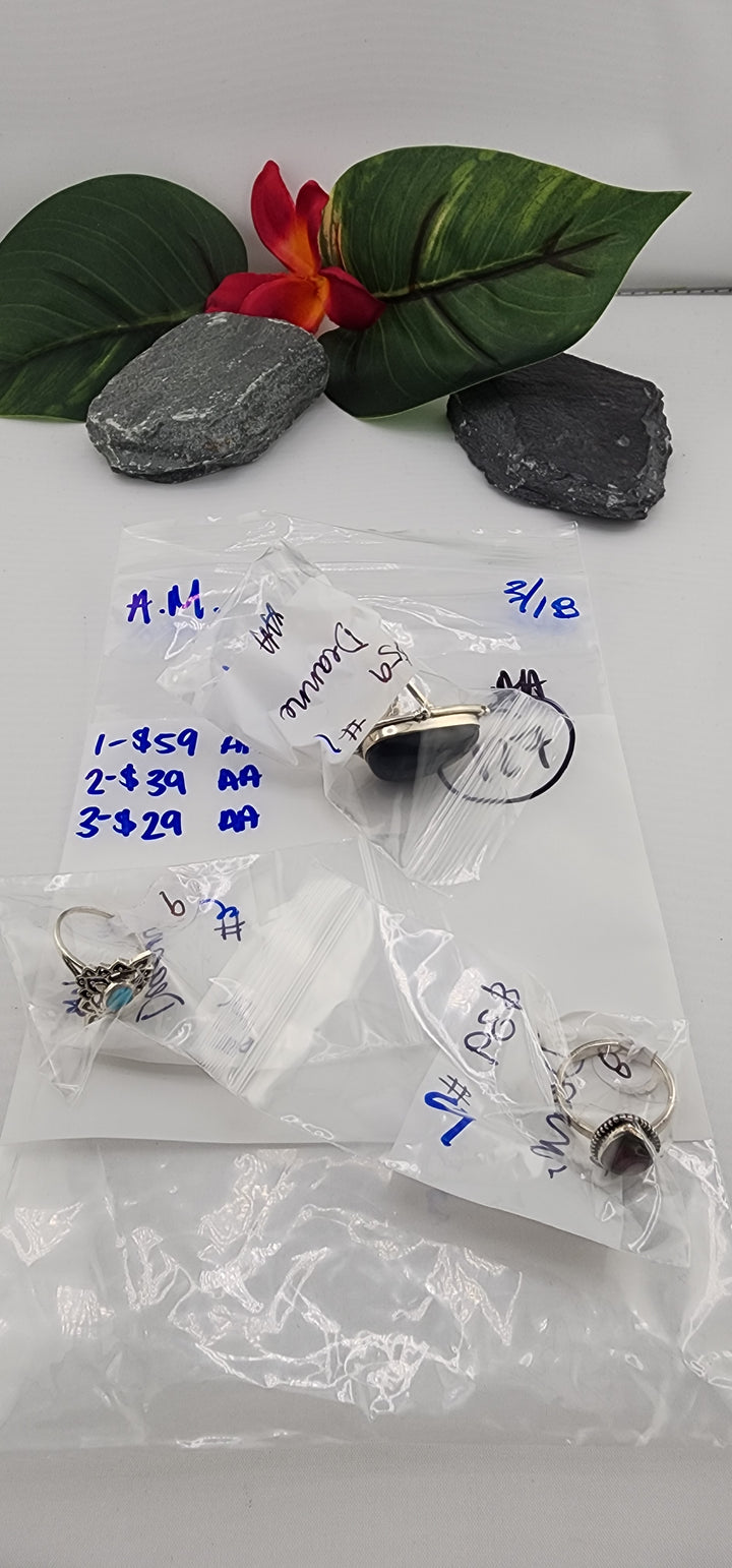 RESERVED FOR: Deanne - 3/18/2025 A.M Live Show - 3 Sterling Silver Items
