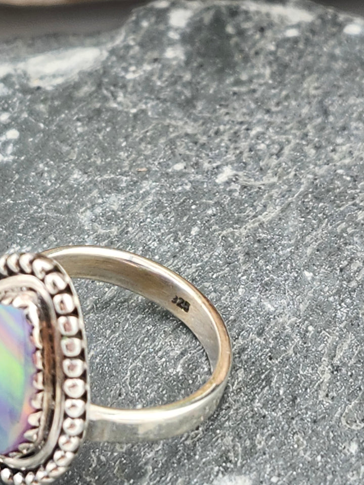 Aurora Opal Ring Size 6