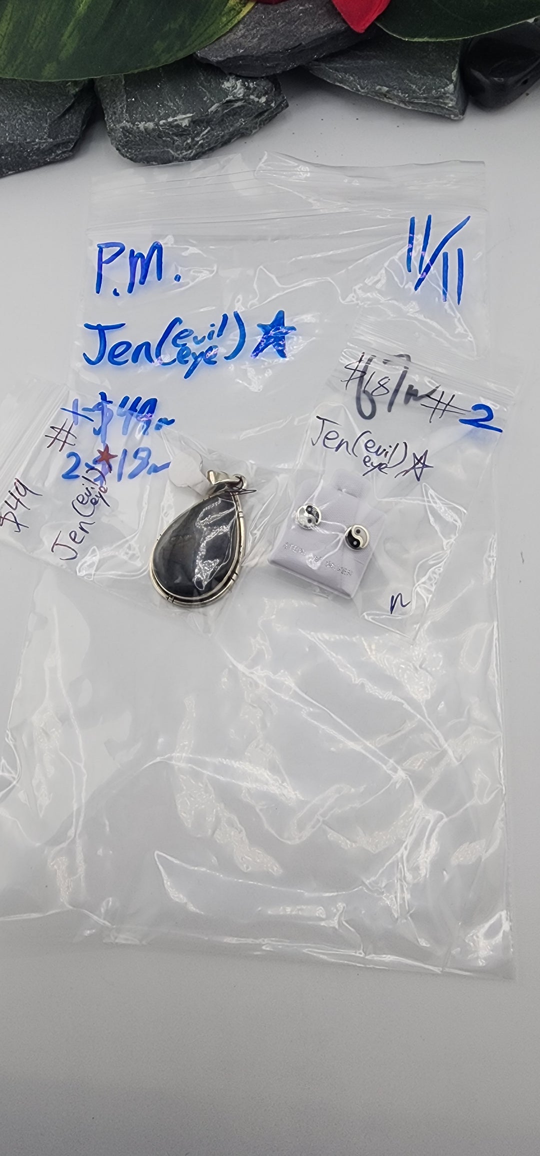 PM SHOW 48HR - RESERVED FOR: Jen🧿⭐ - 11/11/2025 tiktok Live Show - 2 Sterling Silver Items
