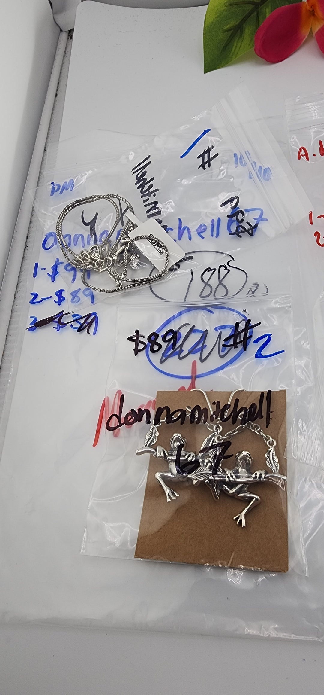 PM SHOW 48HR - RESERVED FOR: donnamitchell67 - 10/10/2025 FL tiktok Live Show - 2 Sterling Silver Items