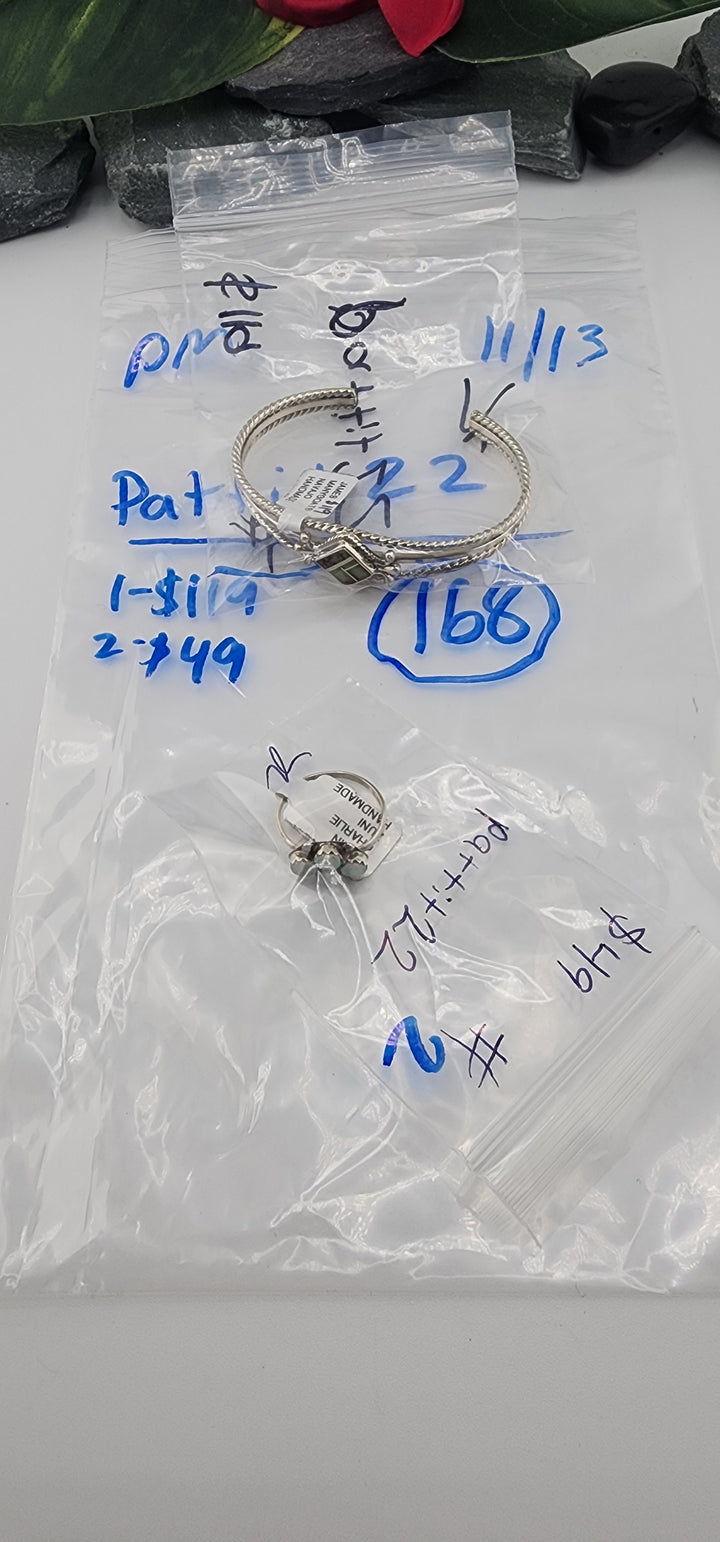 PM SHOW 48HR - RESERVED FOR: Pattit22 - 11/13/2025 tiktok Live Show - 2 Sterling Silver Items
