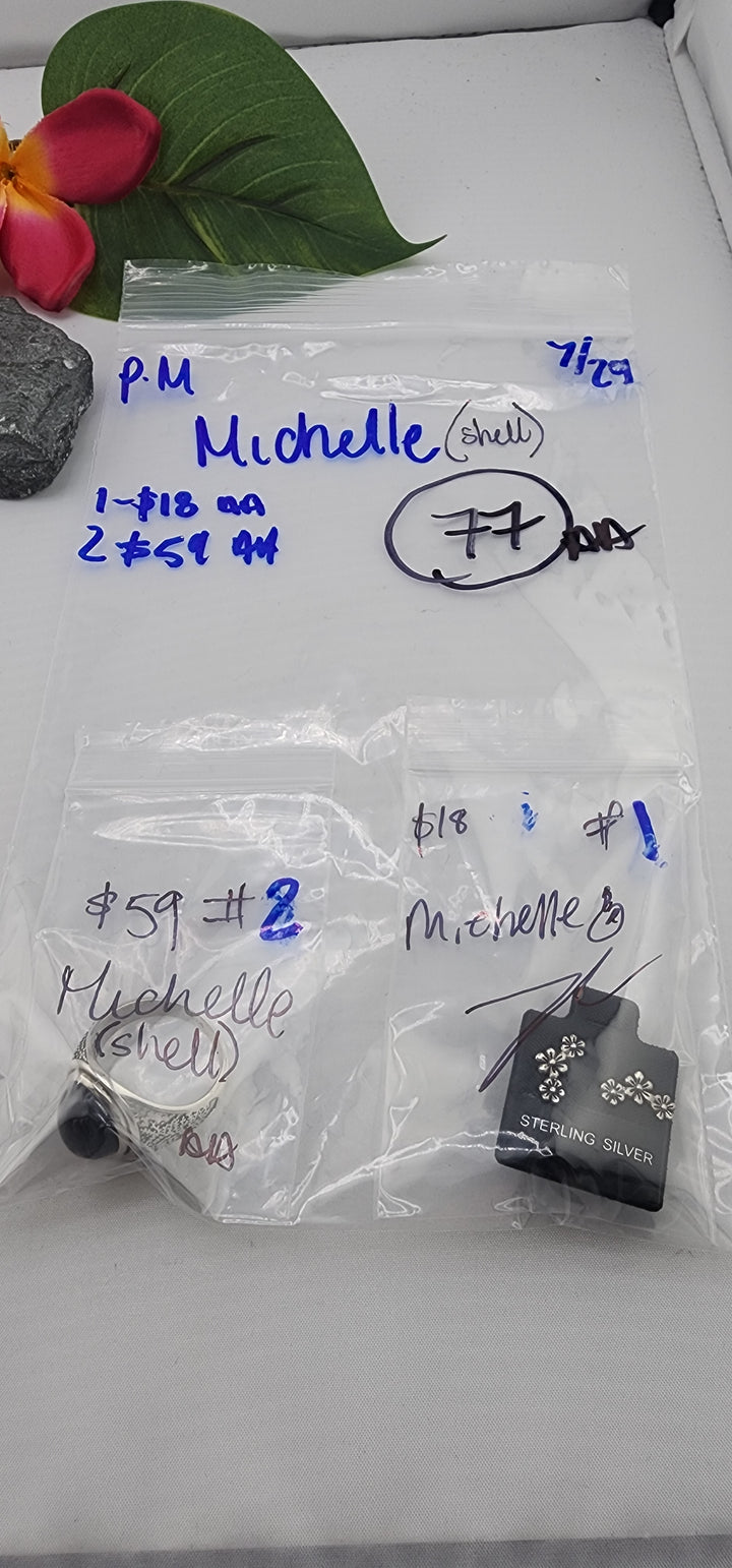 PM SHOW 48HR - RESERVED FOR: Michelle 🐚- 7/29/2025 FL tiktok Live Show - 2 Sterling Silver Items