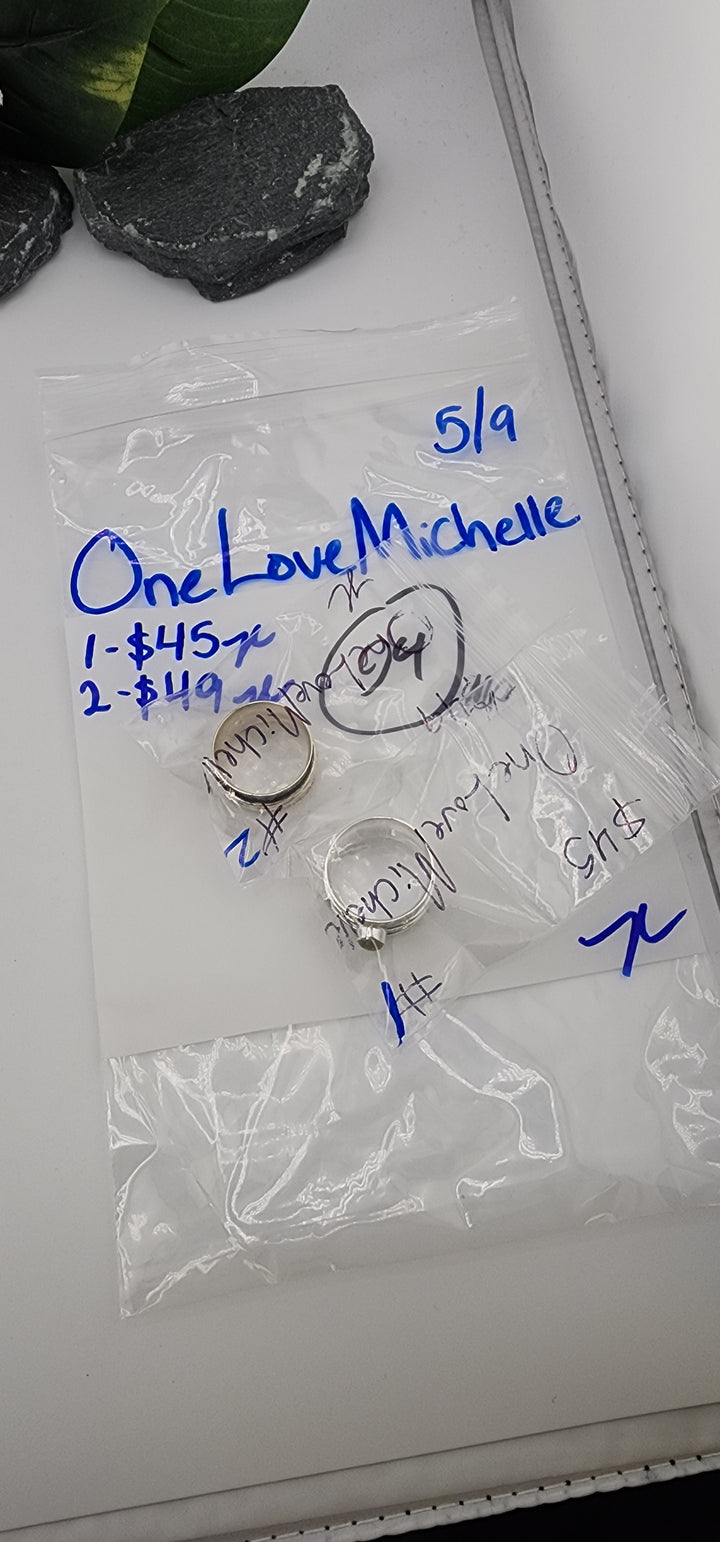 RESERVED FOR: OneLoveMichelle - 5/8/2025 tiktok Live Show - 2 Sterling Silver Items