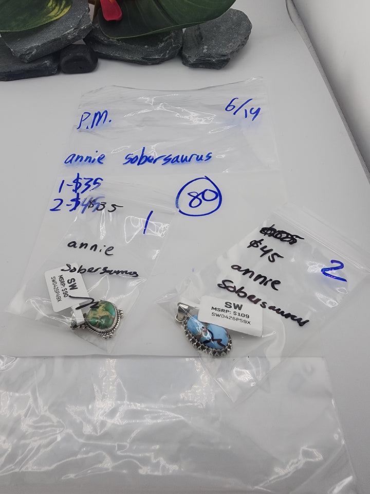 annie sobersaurus - 6/14/26 PM - 2 925 Sterling Silver