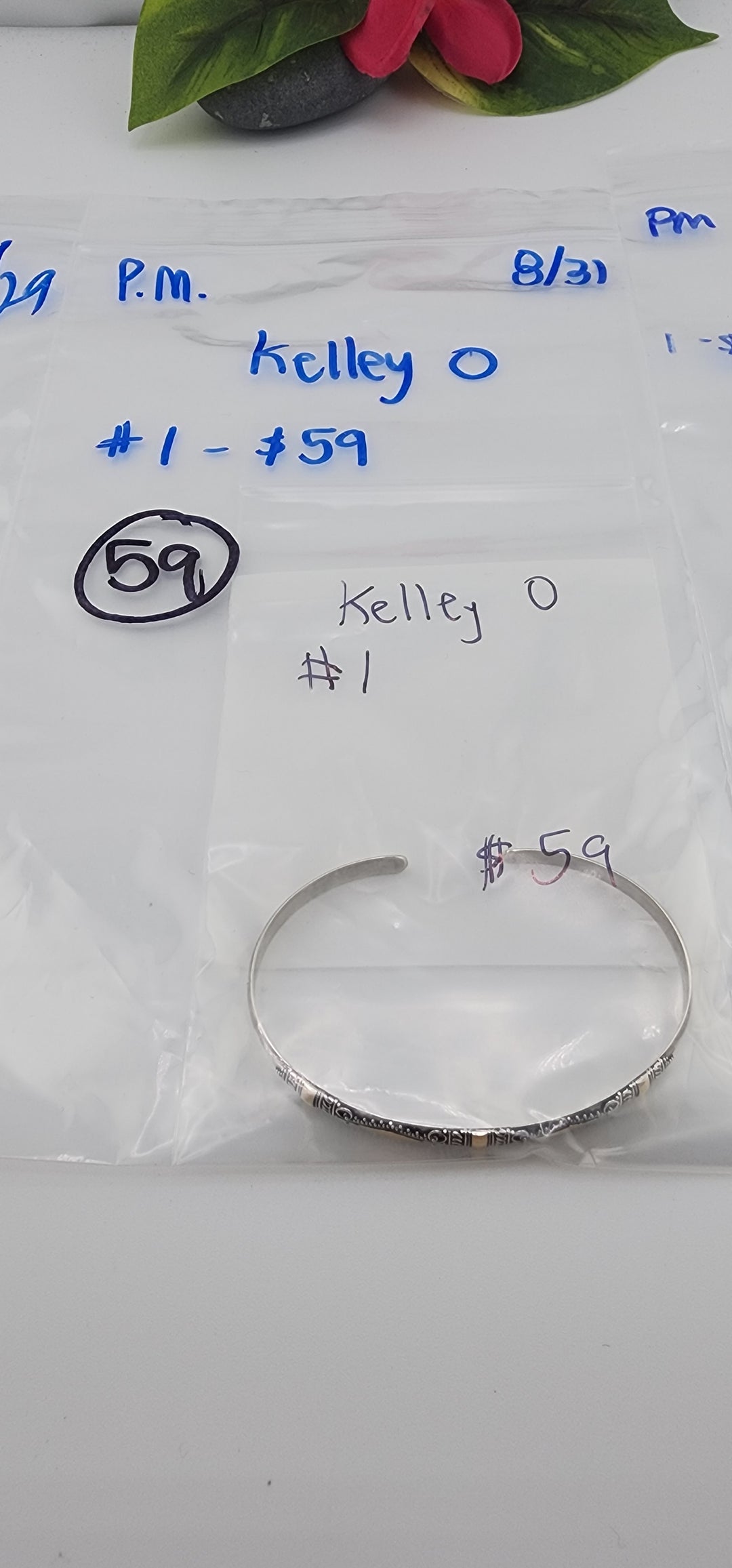 PM SHOW 48HR - RESERVED FOR: Kelley O - 8/31/2025 FL tiktok Live Show - 1 Sterling Silver Items