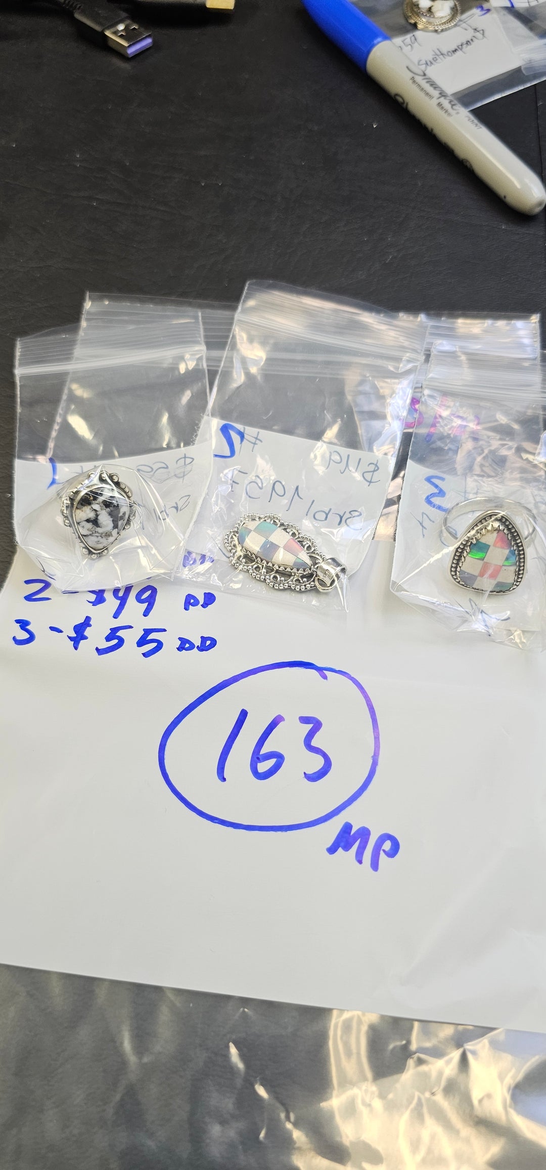 RESERVED FOR:  srbl1957 3/21/2025 Live Show - 3 Sterling Silver Items