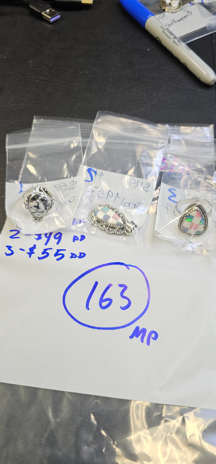 RESERVED FOR:  srbl1957 3/21/2025 Live Show - 3 Sterling Silver Items
