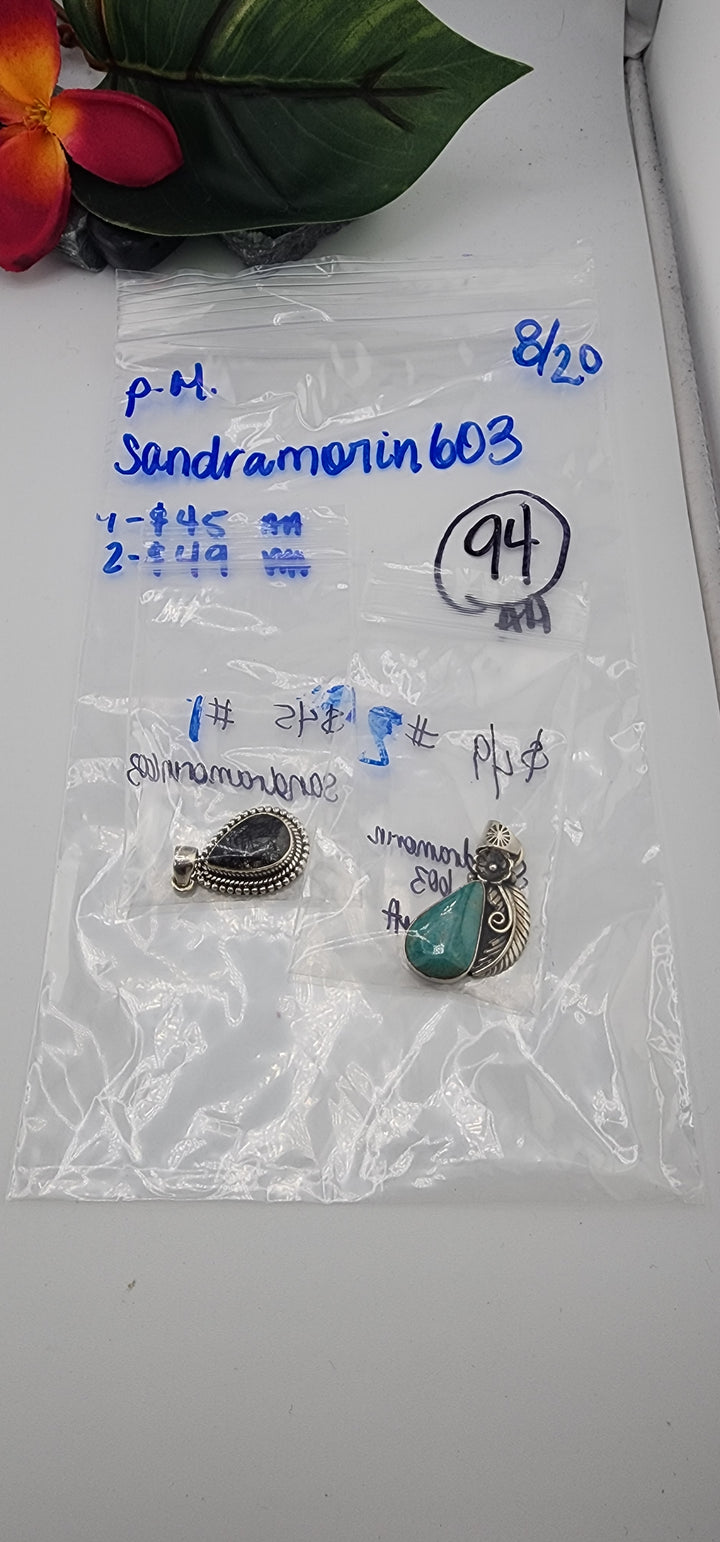 PM SHOW 48HR - RESERVED FOR: sandramorin603 - 8/20/2025 FL tiktok Live Show - 2 Sterling Silver Items
