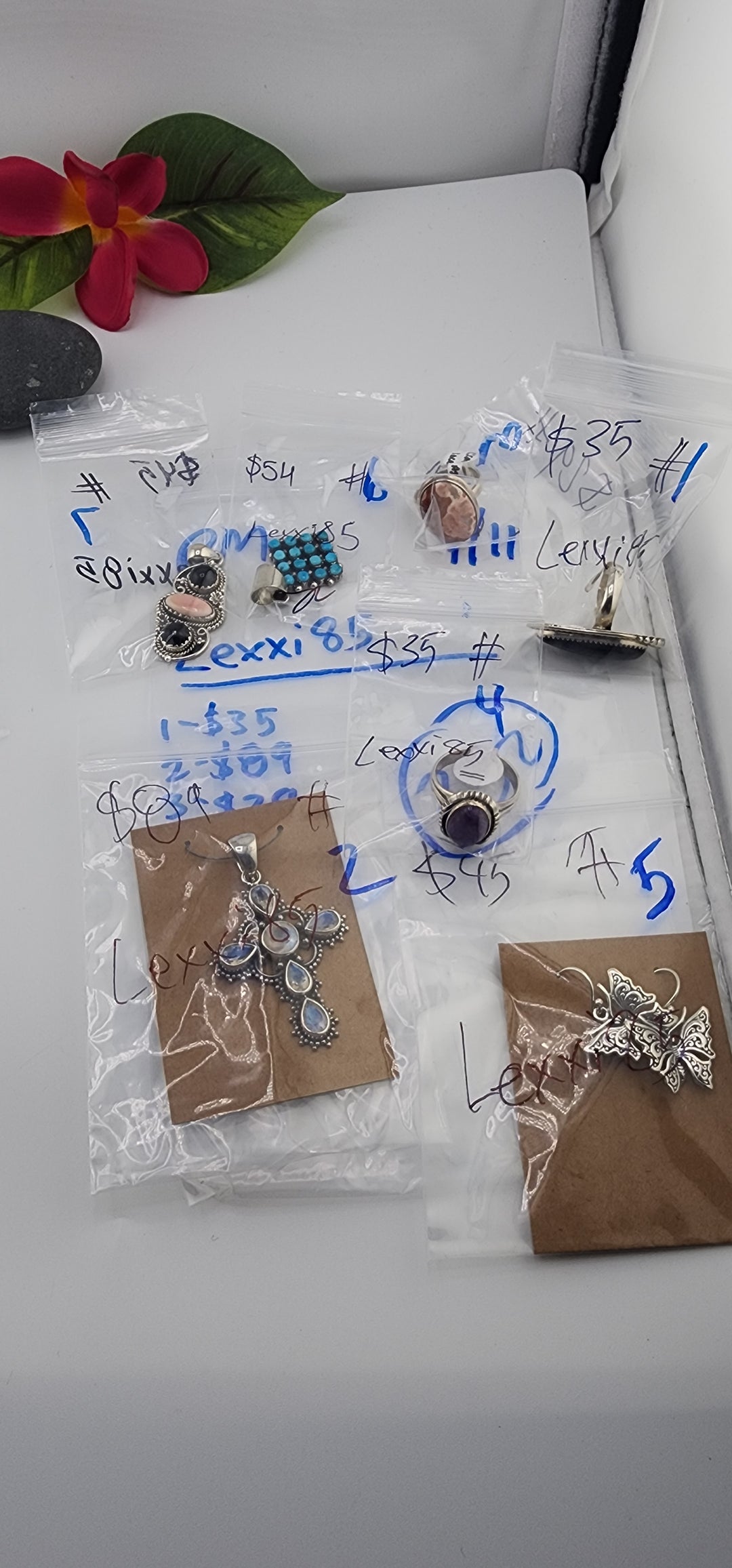 PM SHOW 48HR - RESERVED FOR: Lexxi85 - 9/11/2025 FL tiktok Live Show - 7 Sterling Silver Items