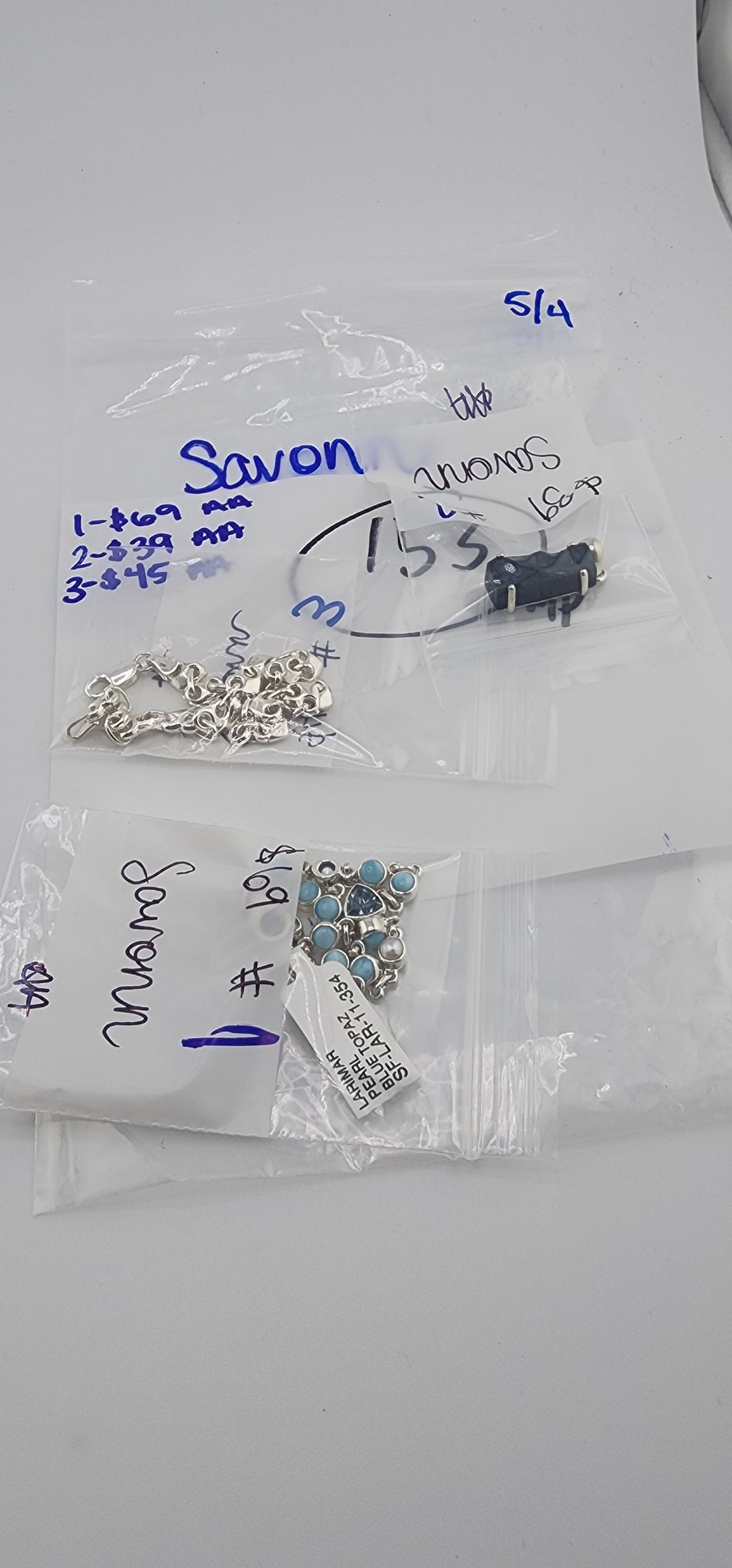 RESERVED FOR: Savonn - 5/4/2025 tiktok Live Show - 3 Sterling Silver Items