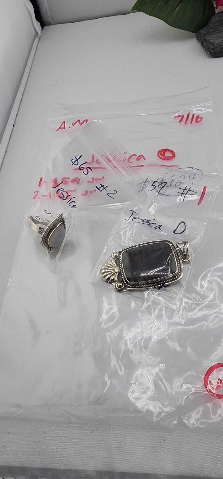 AM SHOW 48HR - RESERVED FOR:  Jessica O - 7/16/2025 FL tiktok Live Show -  2 Sterling Silver Items