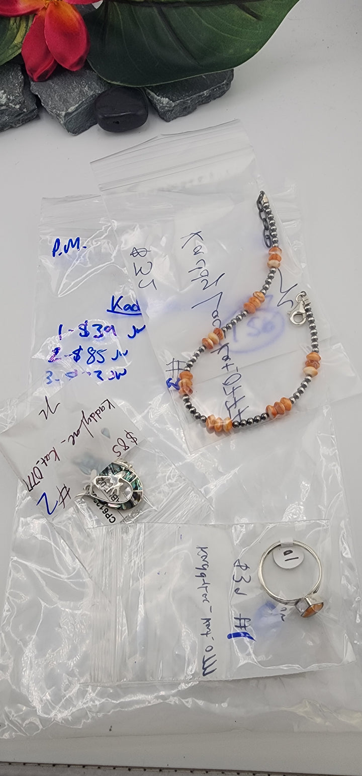 PM SHOW 48HR - RESERVED FOR:  KaddyLac_kat_0777- 7/17/2025 FL tiktok Live Show -3  Sterling Silver Items