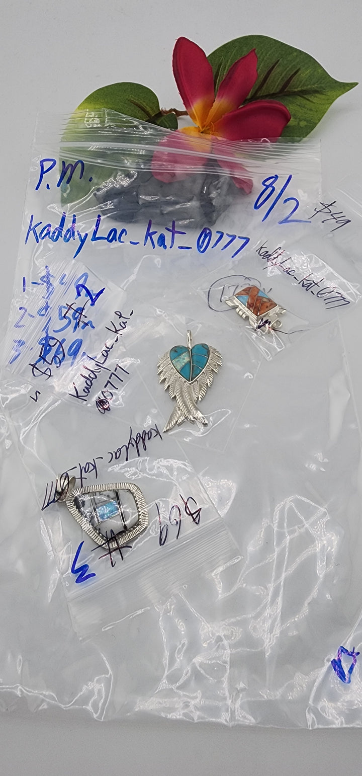 PM SHOW 48HR - RESERVED FOR: kaddyLac_kat_0777  - 8/2/2025 FL tiktok Live Show - 3 Sterling Silver Items