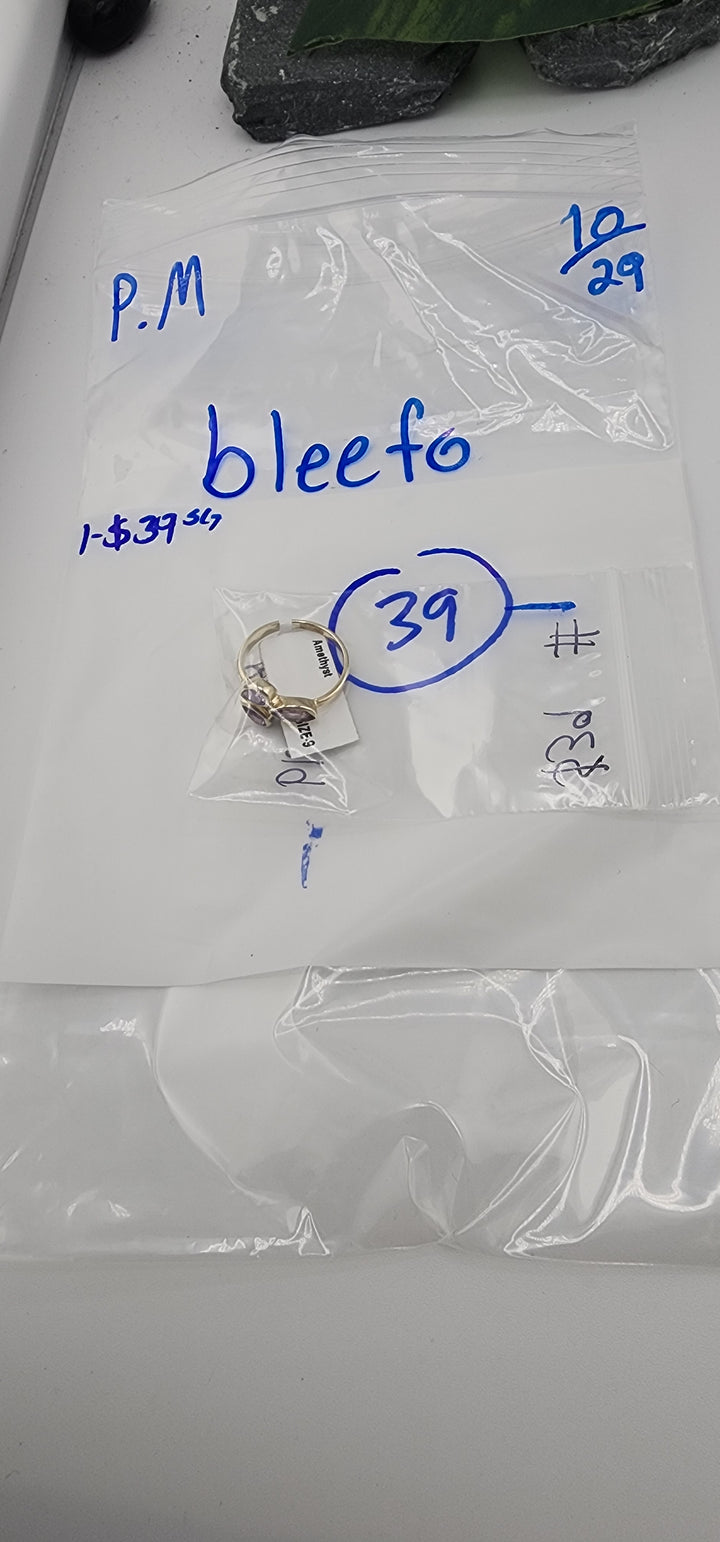 PM SHOW 48HR - RESERVED FOR: bleefo - 10/29/2025 FL tiktok Live Show - 1 Sterling Silver Items