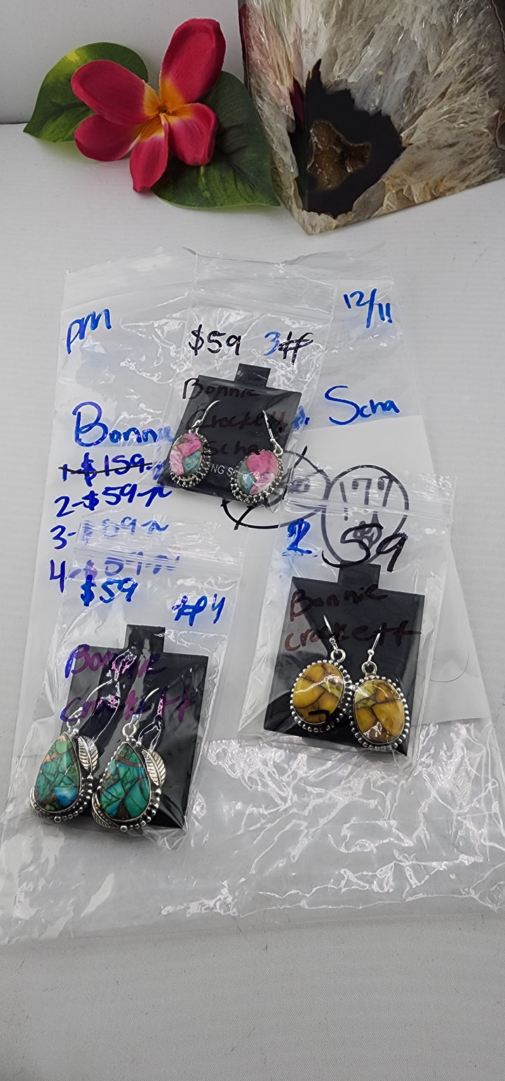 PM SHOW 48HR - RESERVED FOR: Bonnie Crockett Scha - 12/11/2025 tiktok Live Show - 3 Sterling Silver Items