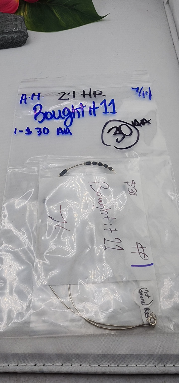 24 -RESERVED FOR: Boughtit11 - 7/14/2025 tiktok Live Show - 1 Sterling Silver Items